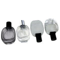 Custom 30ml & 50ml Square Glass Spray Perfume Bottles with Case Refillable Design for Perfume Enthusiasts