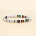 Go2boho Hematite Stone Bracelets Enamelled Tile Beaded Bracelet for Women Tila Beads Pulsera Femme Designer Enamel Jewelry