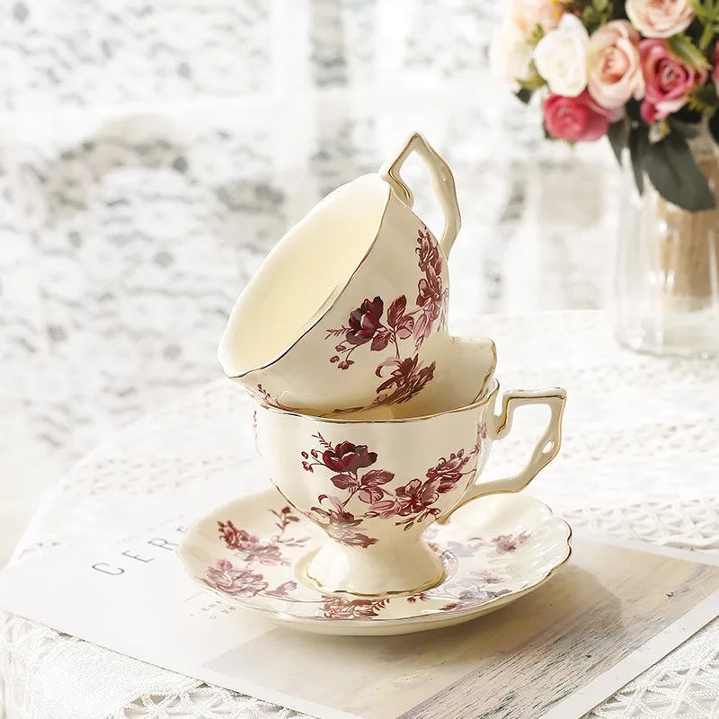 2022 New Arrived Arabic Style Decoration Pots Coffee  Cups Teapot Set With Cup and Saucer