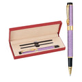 Promotional Business Gift Set Printing logo Advertising Custom Gel Double Refill Gel Pen Box Replace