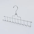 Multi-functional Metal 10 Hook Hangers Belt Clothes Storage Hooks Saving  Place Wet and Dry Coat Hook Hanger