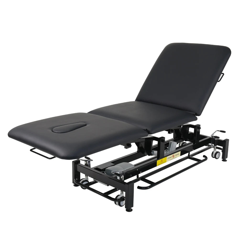 Therapy Bed Massage Stretcher Couch Beauty Spa Salon Metal Steel Electric Treatment Table Adjustable Height Function