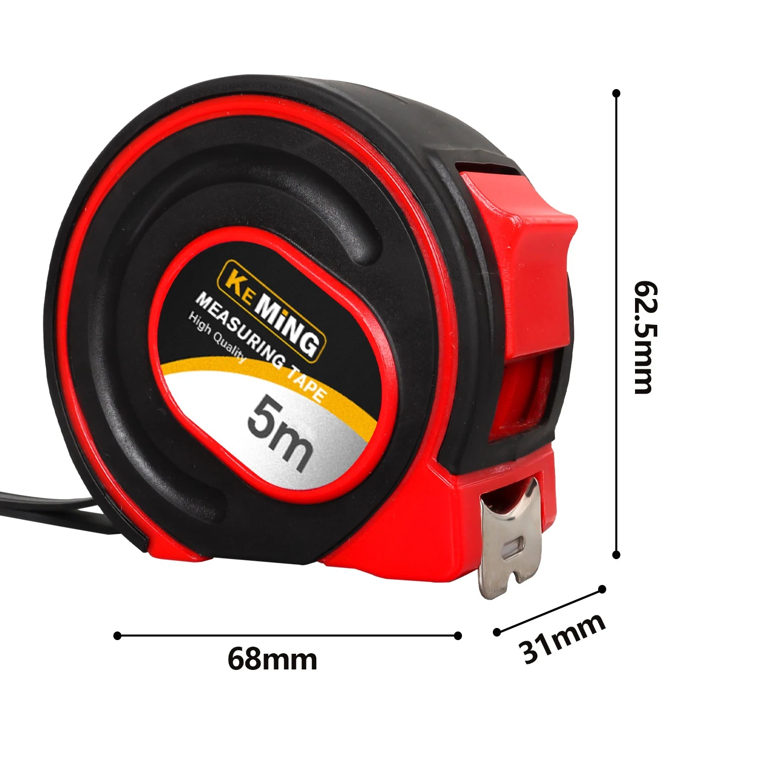 Custom Logo 5M/16FT Tape Measure Carbon Steel Blade Printed Technique Imperial Measurement New ABS Tape Measure