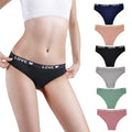 M~XL Daily Wear Women Underwear Classic Fashion Thread Cotton Bikini Panties for Ladies