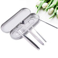 Premium Zero Waste Professional Hygienic Non-Synthetic Grip Surgical Grade 304 Stainless Steel Tongue Cleaner Scraper