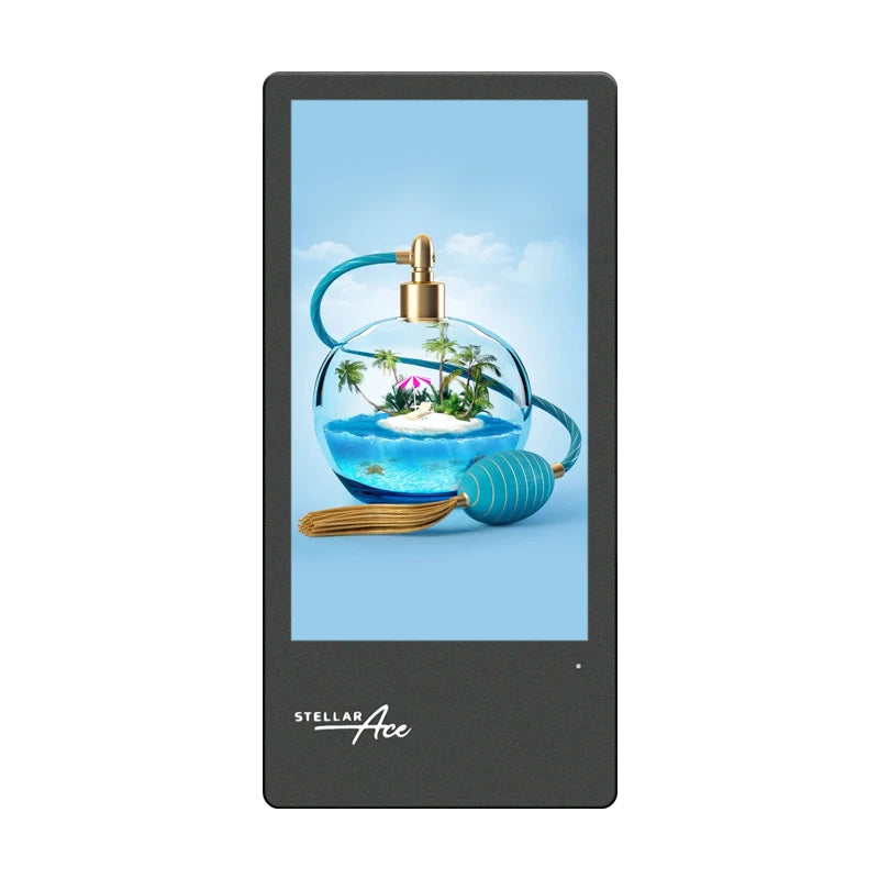 43 Inch Electronic Lcd Signage Restaurant Wall Mounted Display Advertising Video Player