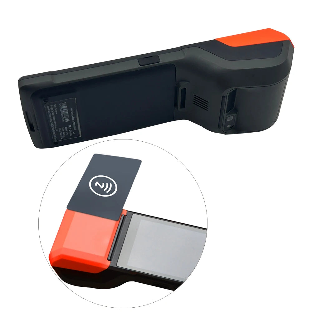 5.5 Inch WIFI Bluetooth GPS Smart Android 14 NFC POS Terminal Pos De Venta With Thermal Receipt Printer R330 Plus