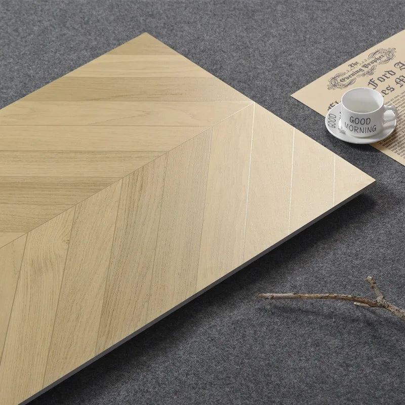 Matte Carved Wood Look Porcelain Tile 600*1200 Anti-Slip Wear-Resistant Wall Floor Tiles for Living Room Bedroom Bathroom