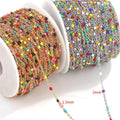 Wholesale Stainless Steel Chain Necklace Enamel Jewelry Chain for Jewelry Making