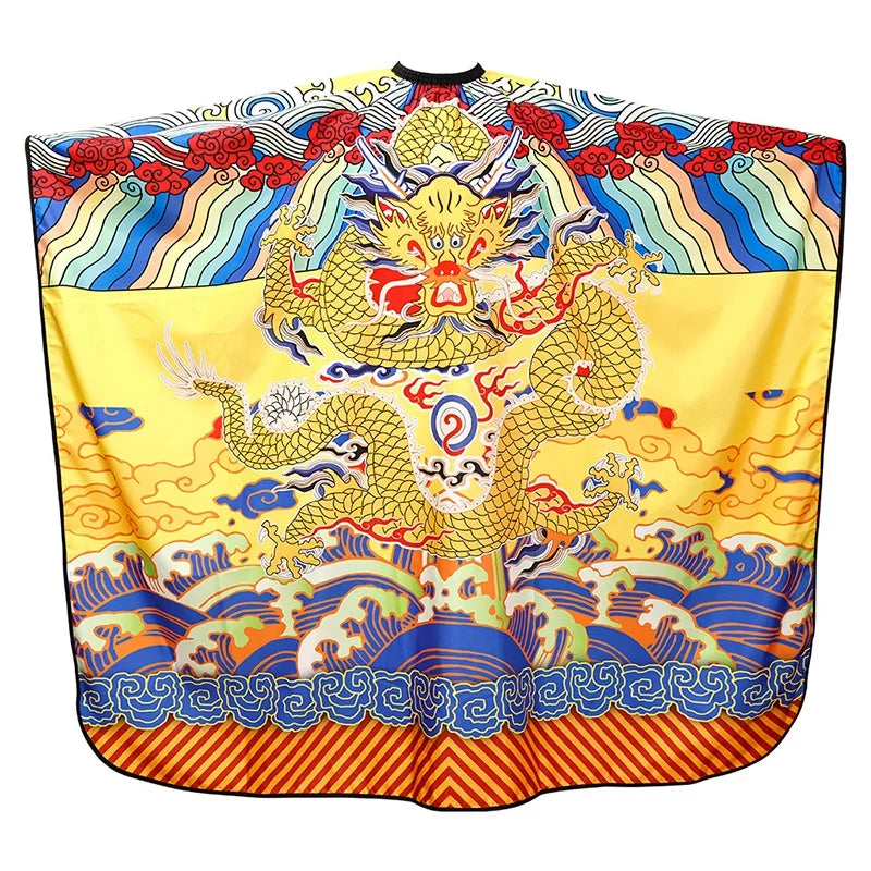FYD Barber Hairdresser Aprons Anti-static Haircut Capes Waterproof Dragon Phoenix Shawls Salon Accessories