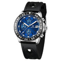 Top Brand BENYAR Men Watch Chronograph Date Waterproof Sport Stainless Steel Male Wristwatch Luxury Blue Business Man Clock 5198