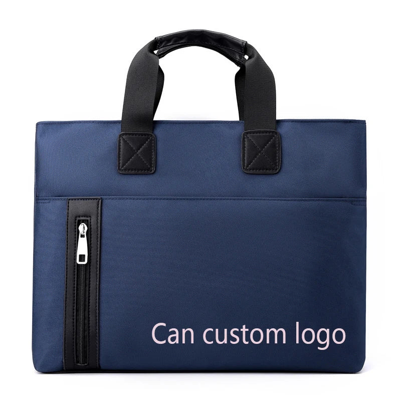 New Oxford Men's Multi-functional Document Bag Waterproof Wear-resistant Business Briefcase Laptop Bags for Men