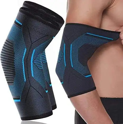 Custom Volleyball Work Out Elbow Sleeve Elastic Weightlifting Elbow Sleeves Gym Compression Elbow Sleeve