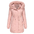 Women's New Quilted Long Coat With Detachable Hooded Cap Thermal for Autumn Winter Overcome the Cold With Comfort