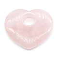 Natural Rose Quartz Gemstone Pendant Crystal Heart Donut Stone Women Best Gift Fashion Stone Necklace MegaBDM