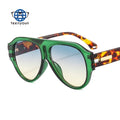 Teenyoun Wholesale Women Big Frame Square Oversized Sunglasses 2023 New Unisex Retro Vintage Frog