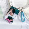KPOP Stray Kids ROCK-STAR Keychain Felix Hyunjin Seungmin Leeknow Bangchan Han I.N Card Holder Keyring Pendant Fans Collection