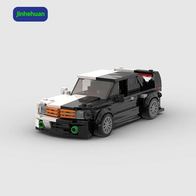 Hot Sale Moc Wholesale Price Kids Toys White and Black Moc Bricks Model Sportcar for Boy Gift Car Building Block Sets