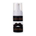 Private Label 100ml Organic Beard Shaving Foam with Resveratrol Softening and Moisturizing for Men's Beards Shampoo Bottle