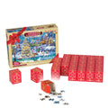 24 Days Stained Glass Jigsaw Puzzle Christmas Advent Calendar 2024 DIY Educational Toy Paper for Adults 1000 Pieces 52x75cm