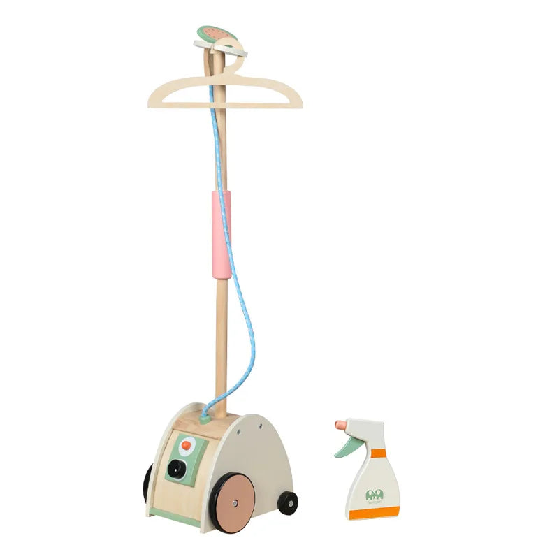 Custom Children Wooden Play House Simulation Hanging Ironing Machine Educational Pretend Gift Toys for Girls