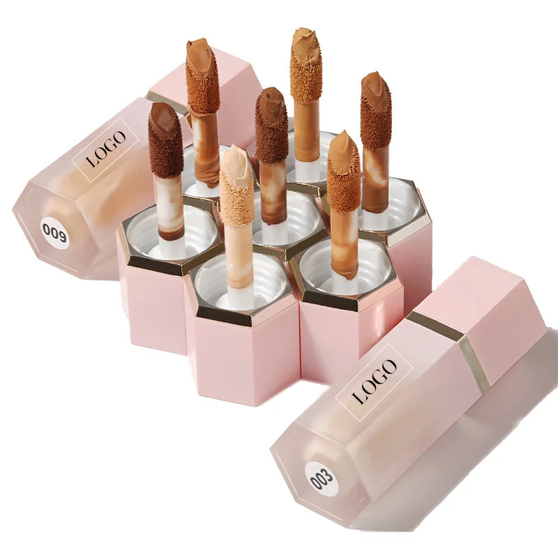 Wholesale Waterproof Full High Coverage Vegan Face Makeup Private Label Brow Concealer Liquid