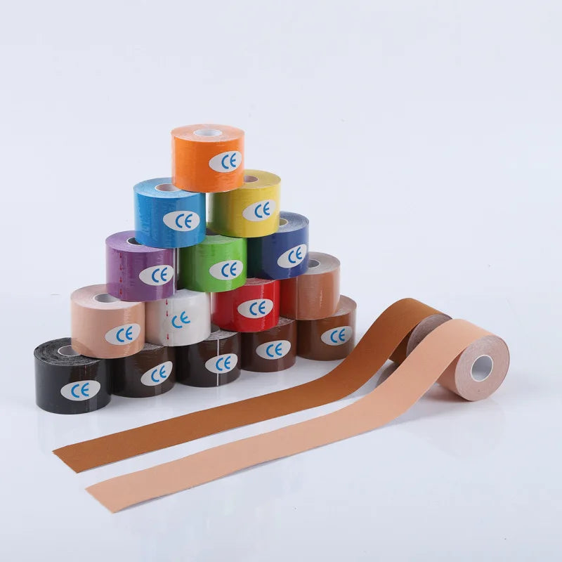 Hot Selling Sport Strapping Rigid Tape Muscle Patch Breathable Elastic Bandage Physiotherapy Sports Football Tape