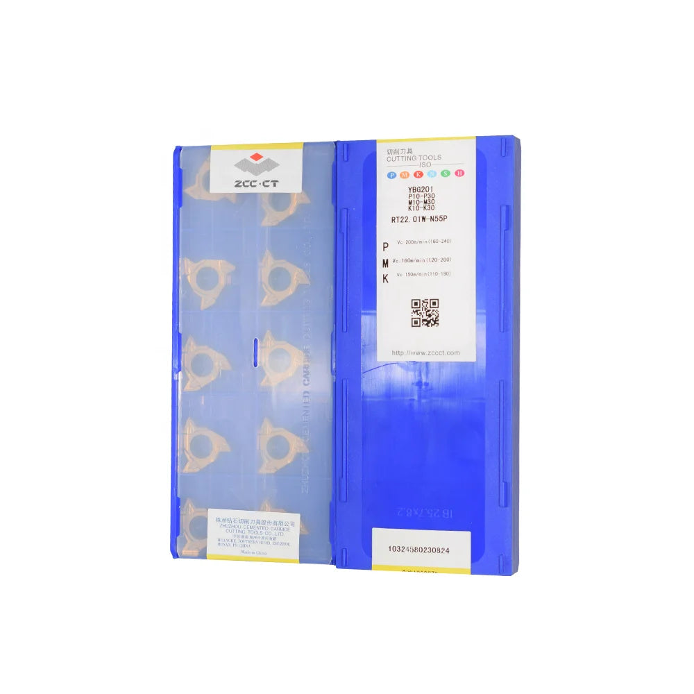 ZCC CT RT22.01W-N55P RT22.01N-N55P YBG201 RT22.01 Carbide Inserts CNC Turning Tool Lathe Cutter Tools MOQ:10pcs