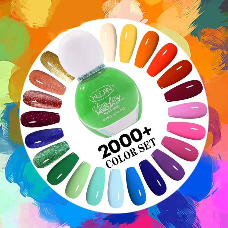 KUDAN 2026 Hot Selling Water-Based Nail Polish High Quality Customizable Colors with Peel-off Feature No Toxic Private Logo