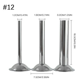 Manual Meat Grinder Stainless Steel 3 Different Sizes Sausage Stuffing Tubes and Sausage Stuffer Funnels
