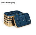 FORTE High End Metal Jewellery Display Tray Custom logo Jewelry showcase Plate Ring Storage Necklace Earrings Display Tray