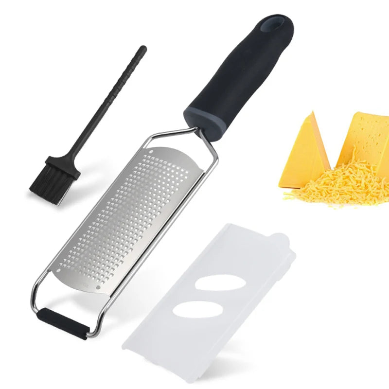 Handheld Stainless Steel Cheese Grater Lemon Citrus Peelers Set Kitchen Utensils for Ginger Garlic Brush Slicing Cheese Tools