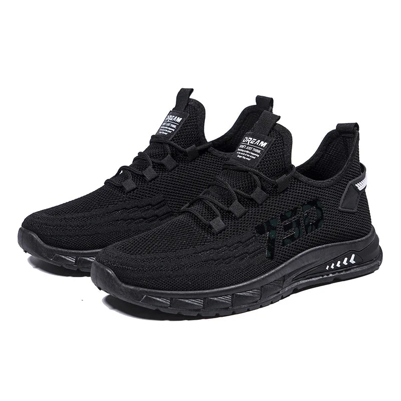 Men Light Casual Shoes Knitted Fashion Male Trainers Tenis Footwear Breathable Basket Fashion Man Sport Shoes