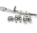 M4 M5 M6 Small Stainless Steel Wire Rope Cable Clip Clamp