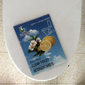 Eco-Friendly Solid Toilet Bowl Cleaning Sheet Natural Septic-Safe Bathroom Detergent Strips