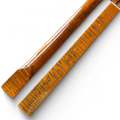 Yasen Wholesale 22 Fret Guitar Neck Electric Dark Tiger Flame ST Guitar Neck Flame Maple