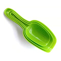 3-Piece Durable PP Plastic Sustainable Multi-color Kitchen Utensil Scoops for Ice Home Pet Food