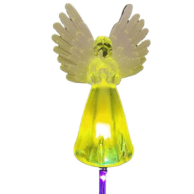 Wholesale Multi-Color Changing Solar Angel Light Outdoor Garden Stake Light for Yard Patio Lawn Grave Cemetery Decorations