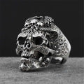 2025 New Hot Selling Skull Ring Personality Retro Antique Men Rings