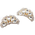 Wholesale Silver Crystal Removable Shoes Buckle Rhinestone Bridal Shoes Clip Women Heel Shoes Clip Embellishment