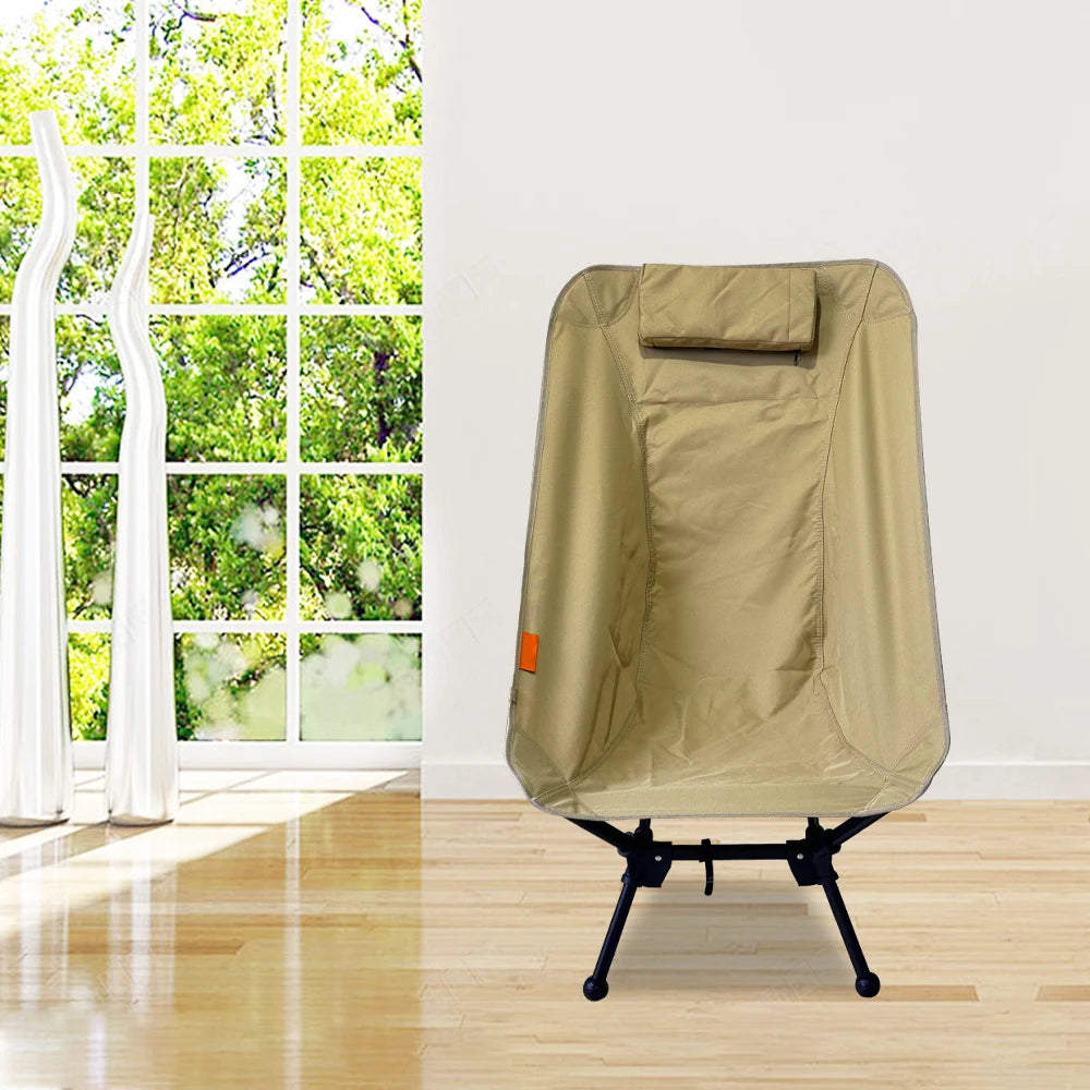 Premium Heavy Duty Easy to Carry Foldable Camping Moon Chairs for Fishing Travelling Hiking
