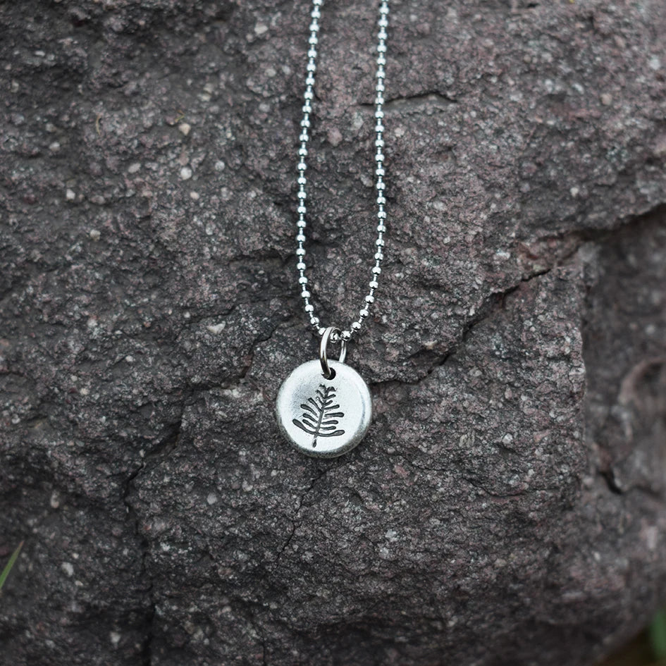 Pine Tree Necklace Forest Nature Jewelry Wilderness Nature Lover Gift