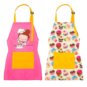 WMZD Children's Sleeveless Waterproof Painting Apron for Chef Clothing with Customized Printing Logo and Advertising Activity