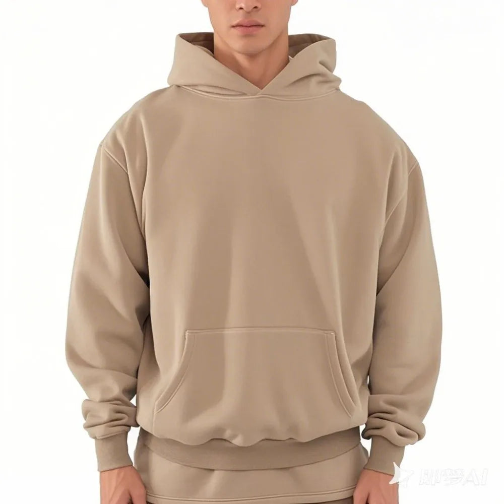 Luxury Knitted Cropped Men's Hoodie Sweatshirts 100% Pure Cotton with Custom Logo Hooded Collar Cartoon Pattern Printed 'J' Logo