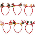 Christmas Antlers Headband Adult Children's Christmas Decorations Cute Bell Elk Headband Hair Accessories