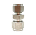 High Pressure Instrumentation Tube Fitting 6000PSI 1/4 3/8 1/2 SS316L Double Ferrule Tube Union for Oil & Gas Industry