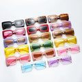 LBAshades 23082 New Jelly Color square Sunglasses Trendy Small Frame Plastic Cheap Sunglasses Women Factory Sale
