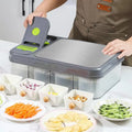 15 In1 Stainless Steel Vegetable Cutter Dicing Kitchen Tool Chopper Vegetable Slicer Chopper Potato Cutter Grinder