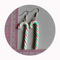 Hot Sale Candy Cone Drop Earrings Christmas Polymer Clay Candy Jewelry