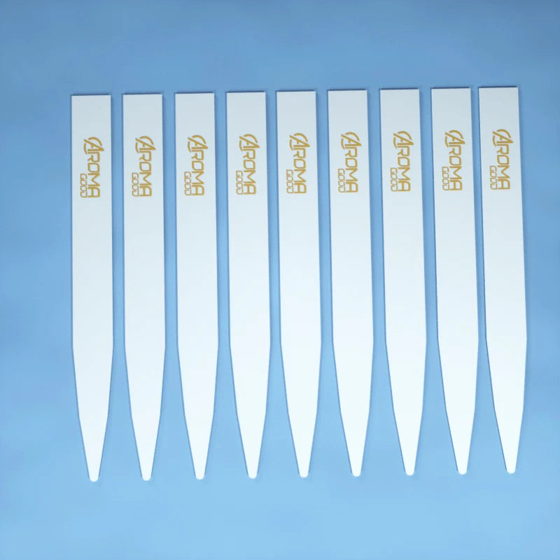 Customized Arrow Shape Blotter Brochure 4-Color Printing with Logo Offset Paper Strip for Perfume Test